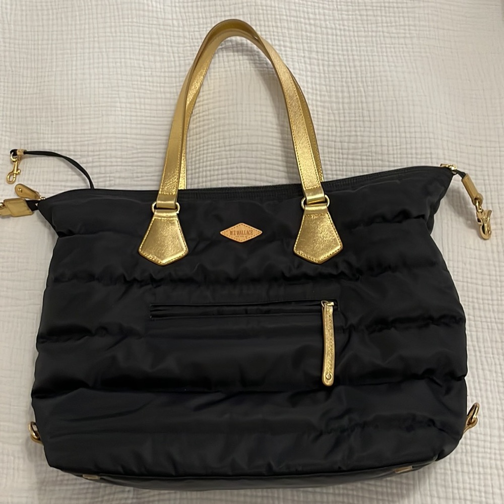 MZ WALLACE RARE SATCHEL All Purpose  BAG.EUC BLACK